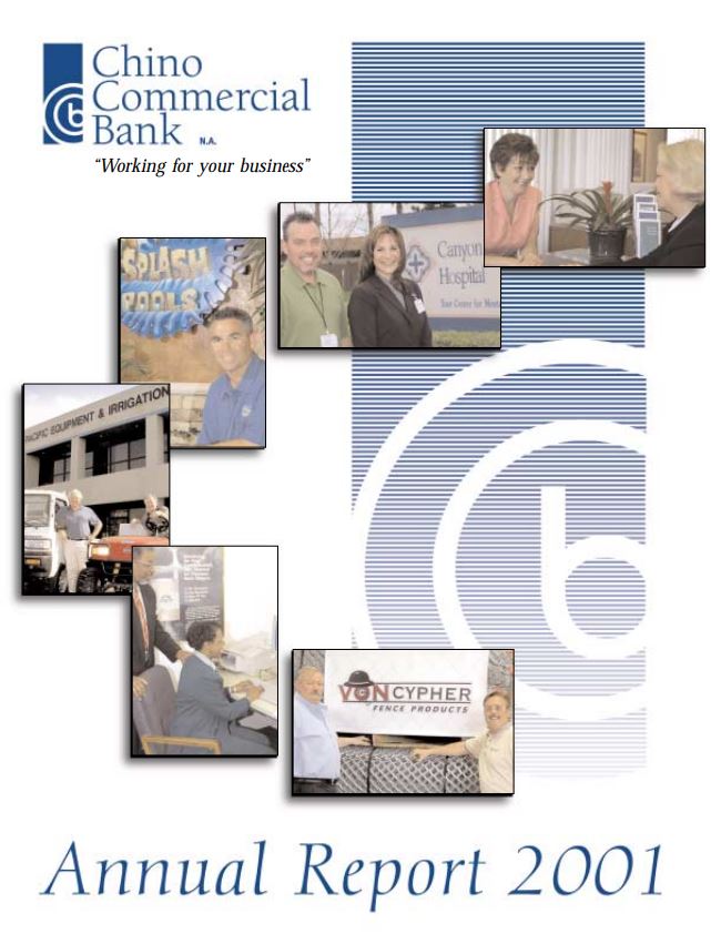 Annual Reports & Financial Information Chino Commercial Bank
