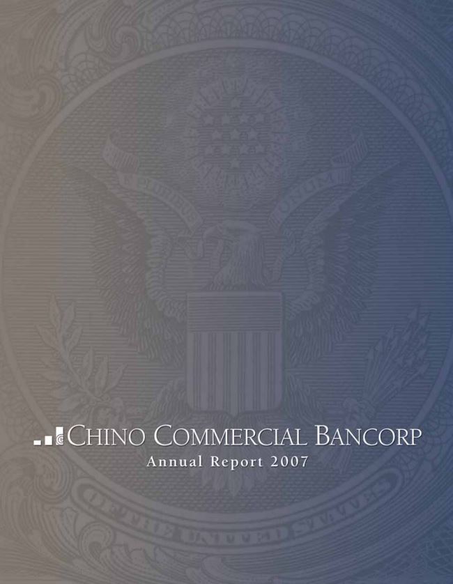 Annual Reports & Financial Information Chino Commercial Bank